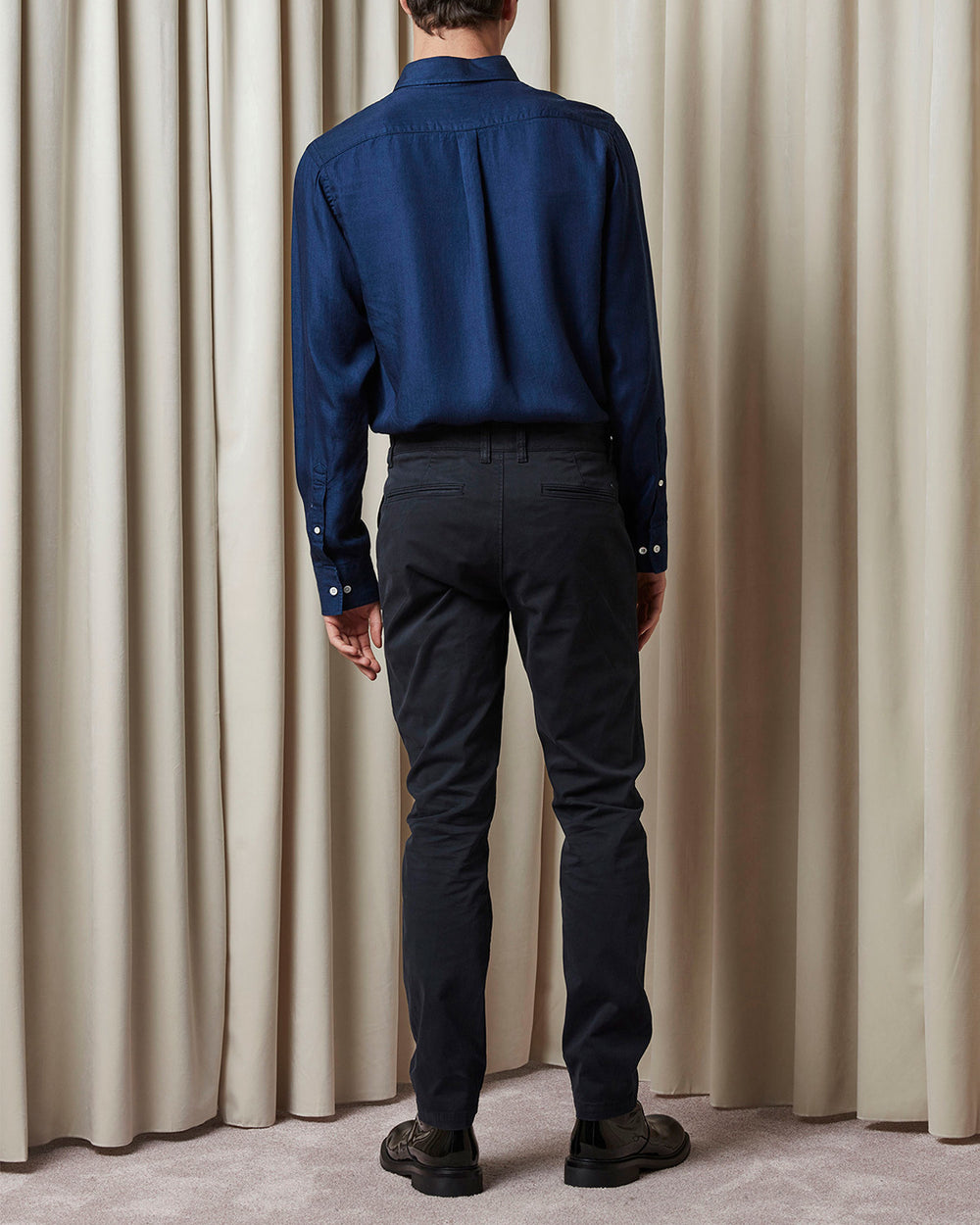 NN07 - Marco 1400 Classic Chino in Navy Blue | Buster McGee