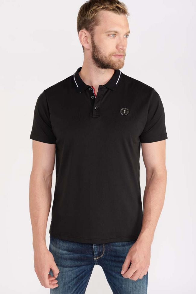 Le Temps des Cerises - Aron Men's Polo Shirt in Black | Buster McGee