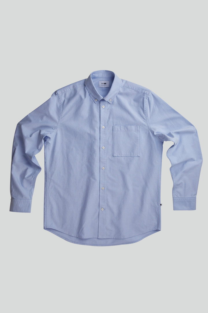 NN07 - Arne BD 5031 Supima Cotton Shirt in Light Blue | Buster McGee