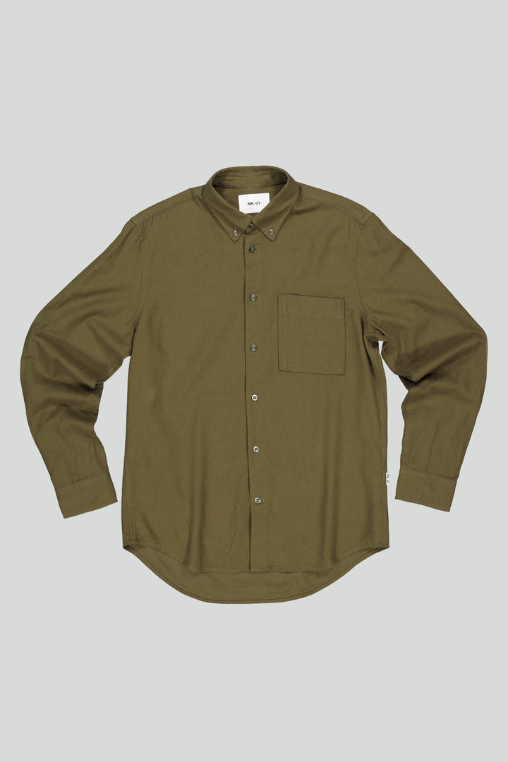 NN07 - Arne BD 5159 Shirt in Dark Clay | Buster McGee