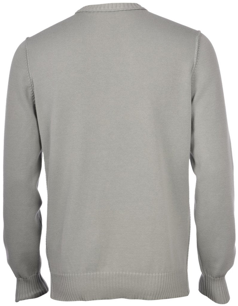 Gran Sasso - Cotton Crewneck Sweater in Sage | Buster McGee
