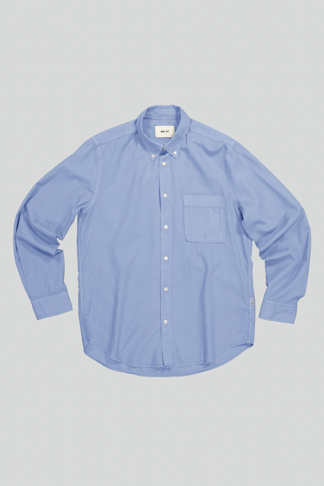 NN07 - Arne BD 5655 Longsleeve Shirt in Tink Blue | Buster McGee