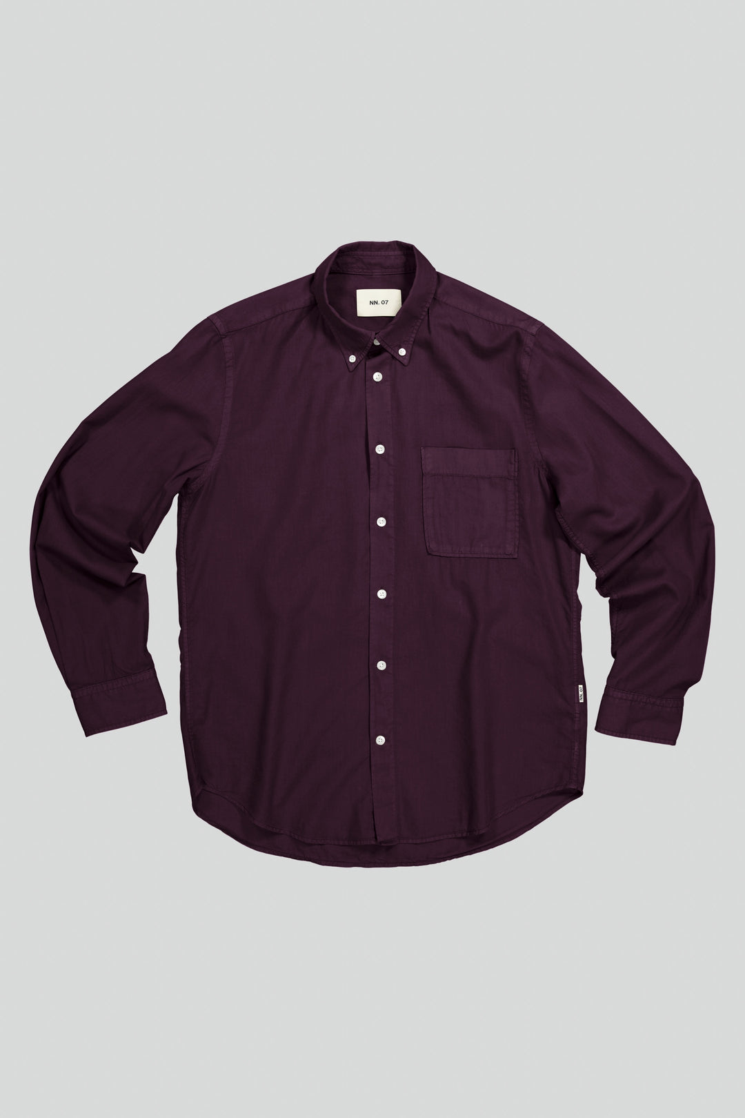 NN07 - Arne BD 5655 Longsleeve Shirt in Plum | Buster McGee