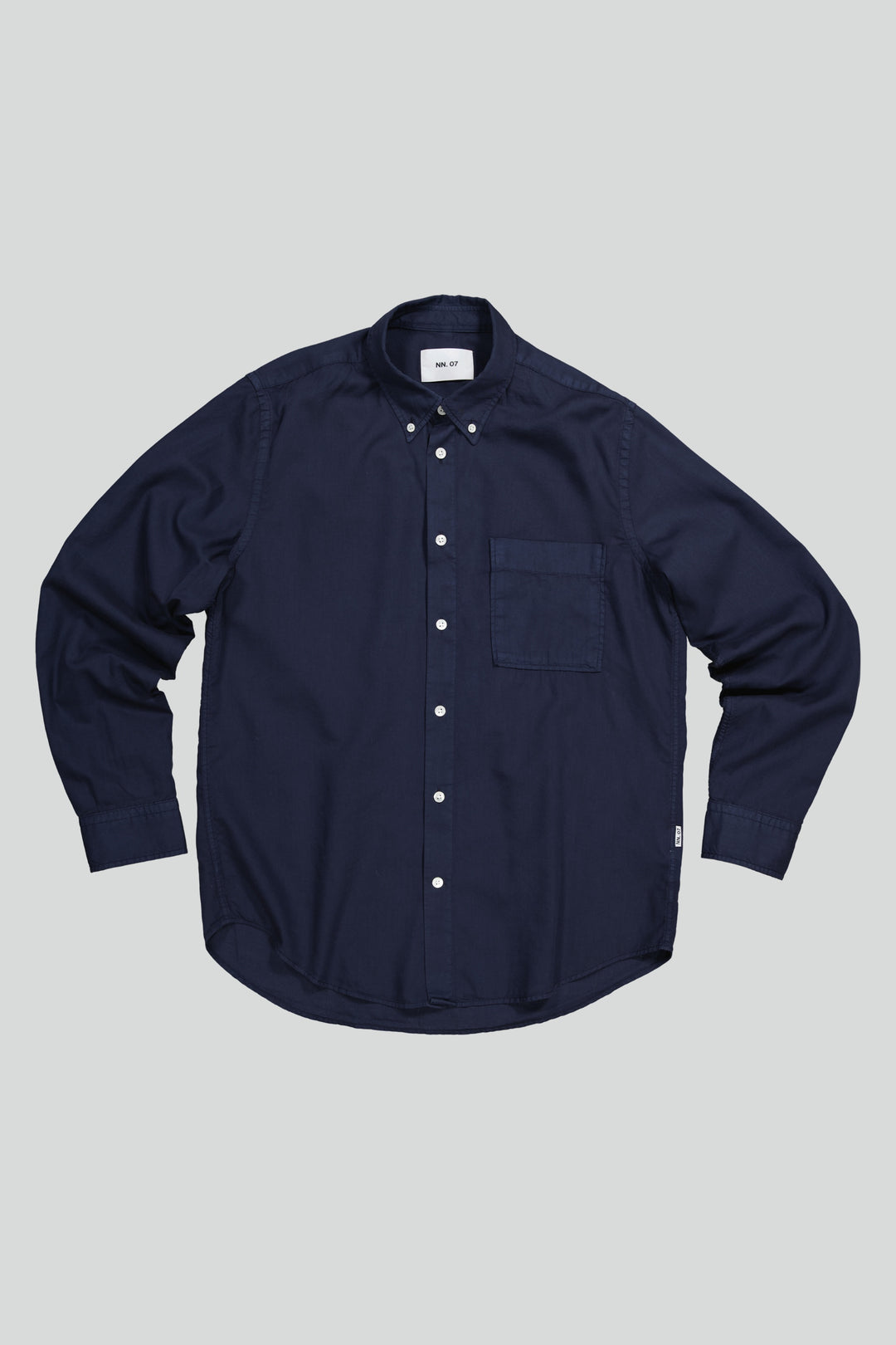 NN07 - Arne BD 5655 Longsleeve Shirt in Navy Blue | Buster McGee
