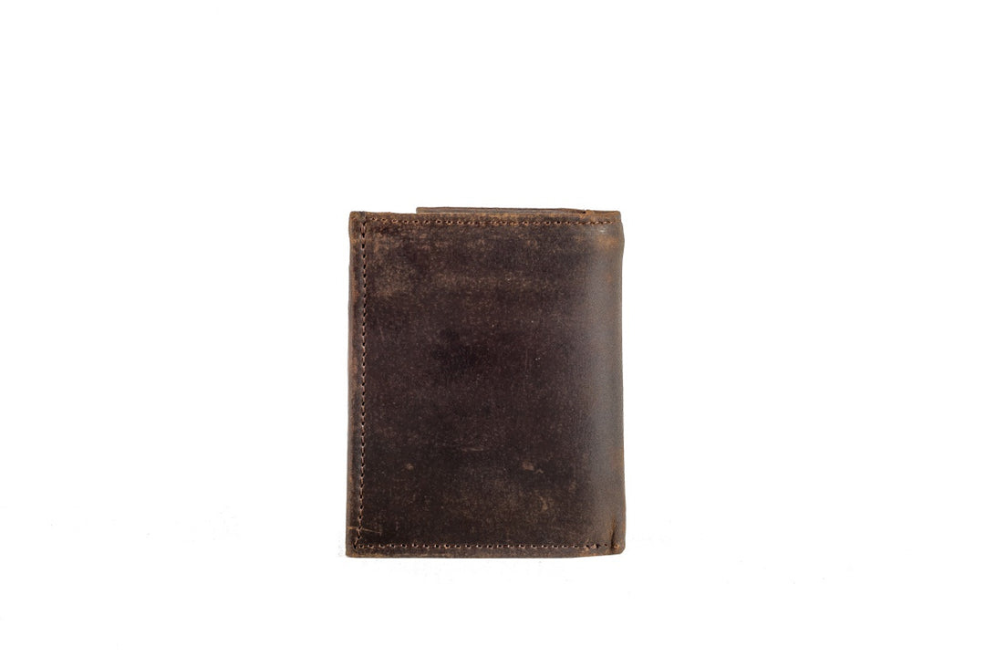 Indepal - Trifold Men's Wallet in Black