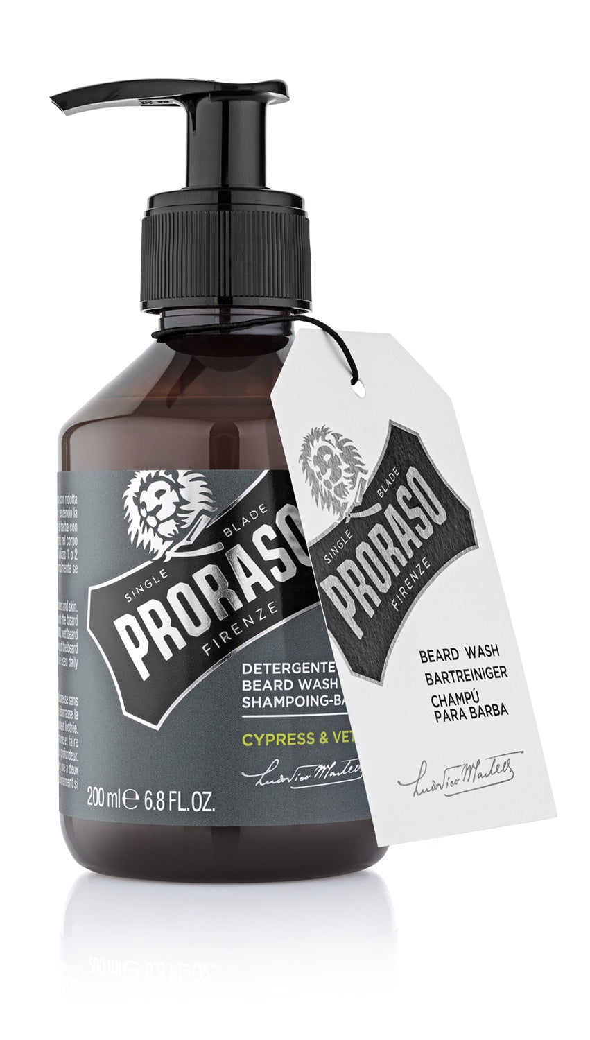 Proraso - Cypress and Vetyver Beard Wash - 200ml | Buster McGee