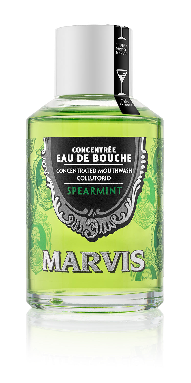 Marvis - Spearmint Mouthwash 120ml Bottle | Buster McGee
