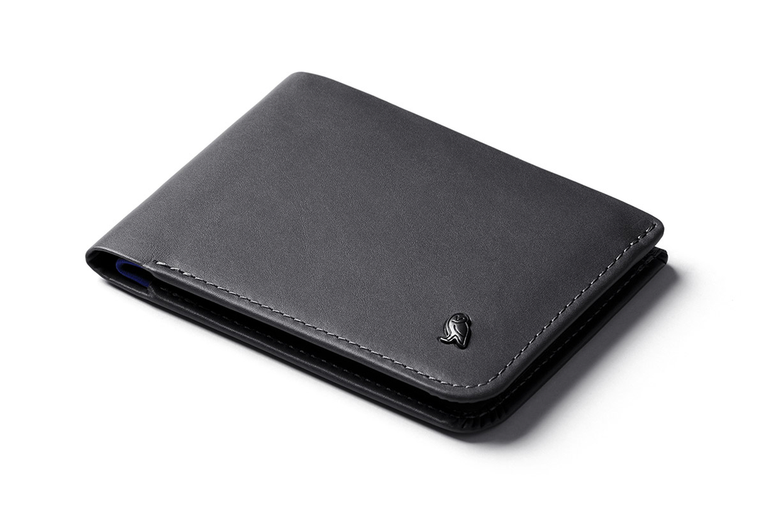 Bellroy - Hide & Seek Wallet in Charcoal Cobalt | Buster McGee Daylesford