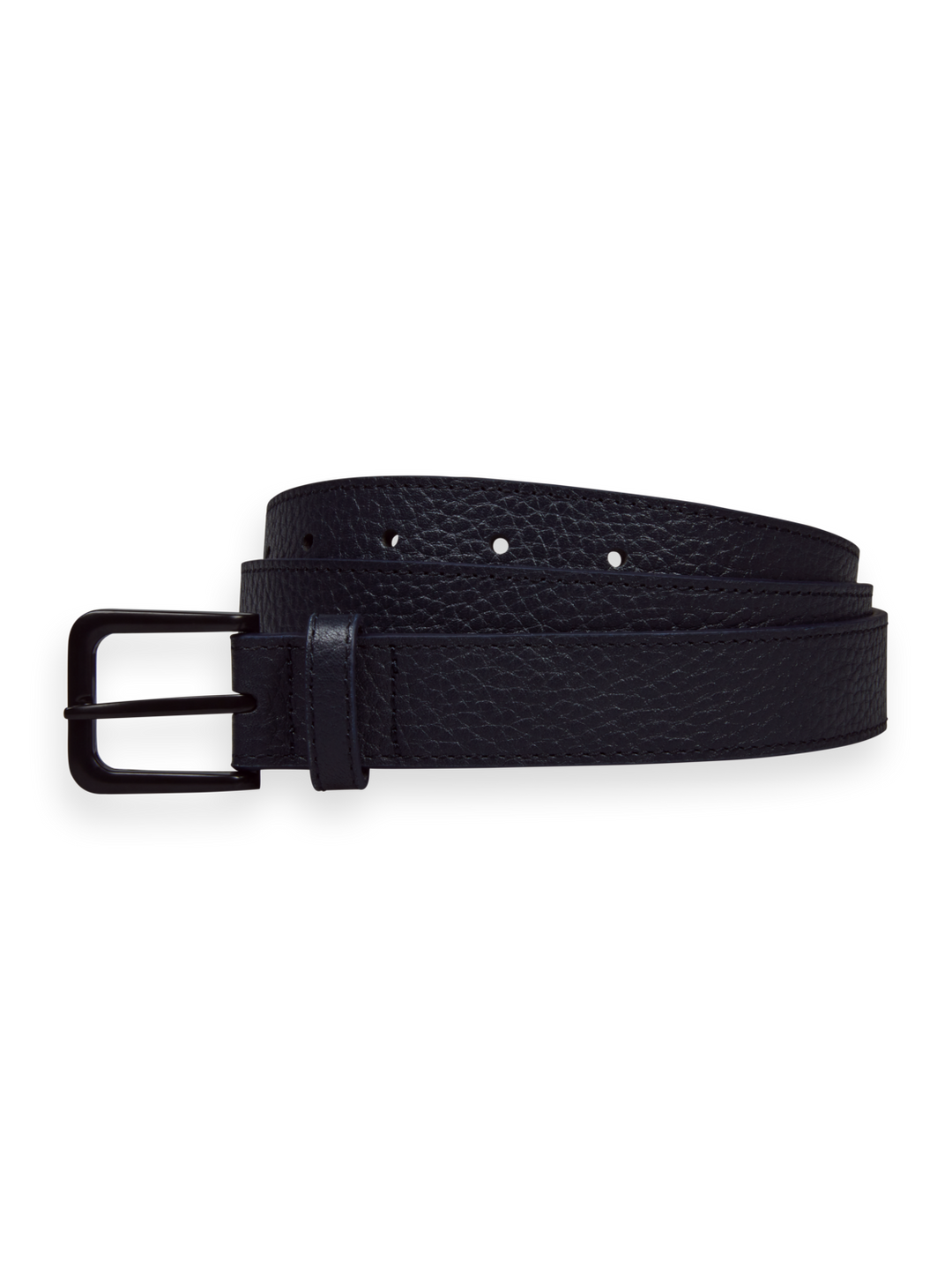 Scotch & Soda - Classic Leather Belt in Night | Buster McGee Daylesford