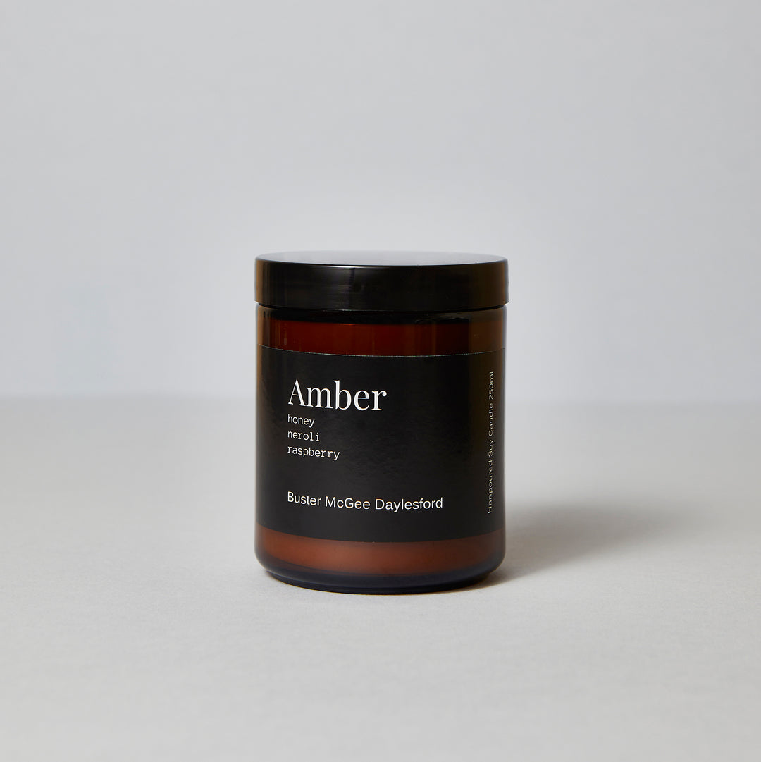 Amber Soy Wax Candle | Buster McGee Daylesford