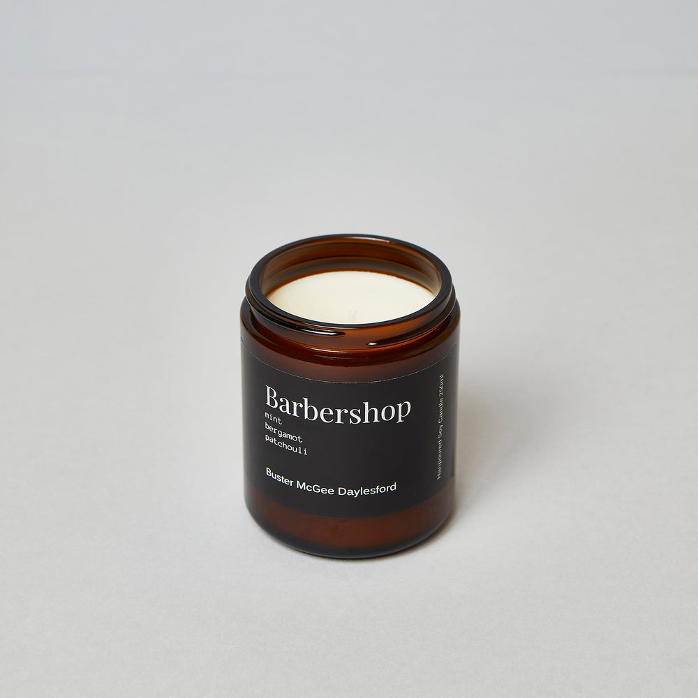 Barbershop Soy Wax Candle | Buster McGee Daylesford