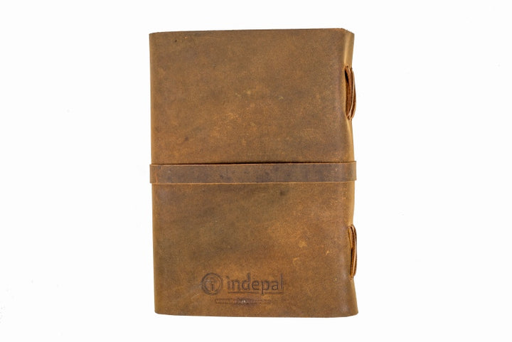 Indepal - Leather Journal - Buckle A5 in Tan Leather | Buster McGee Daylesford