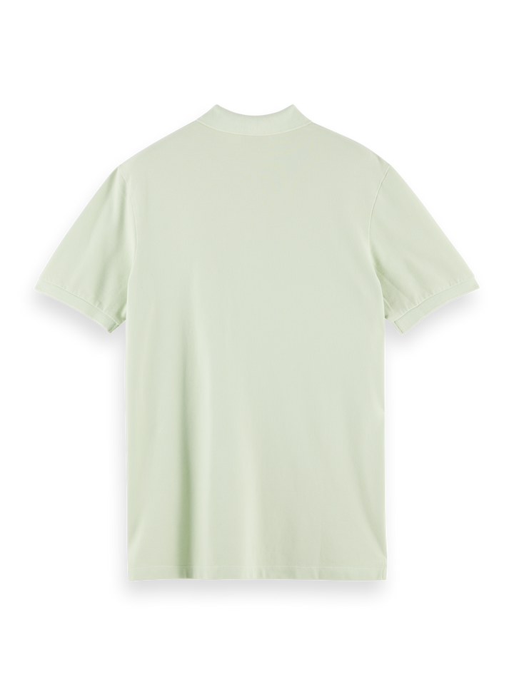 Garment Dyed Organic Cotton Pique Polo in Seafoam | Buster McGee