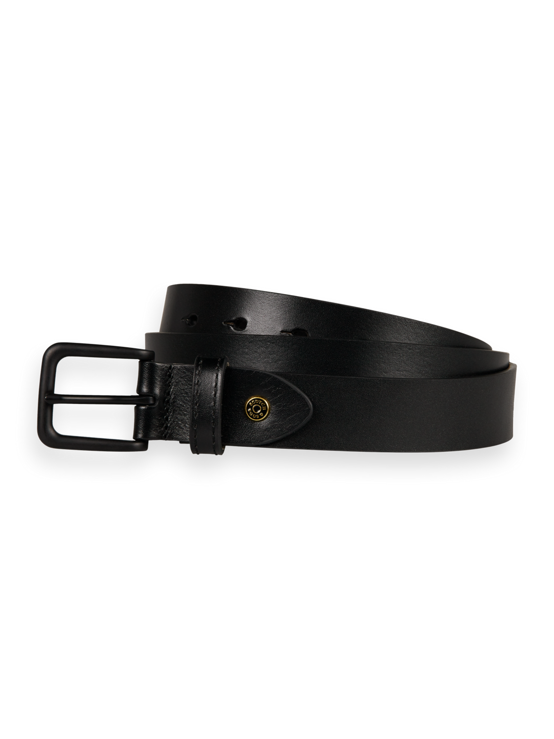 Classic Leather Belt in Black | Buster McGee Daylesford