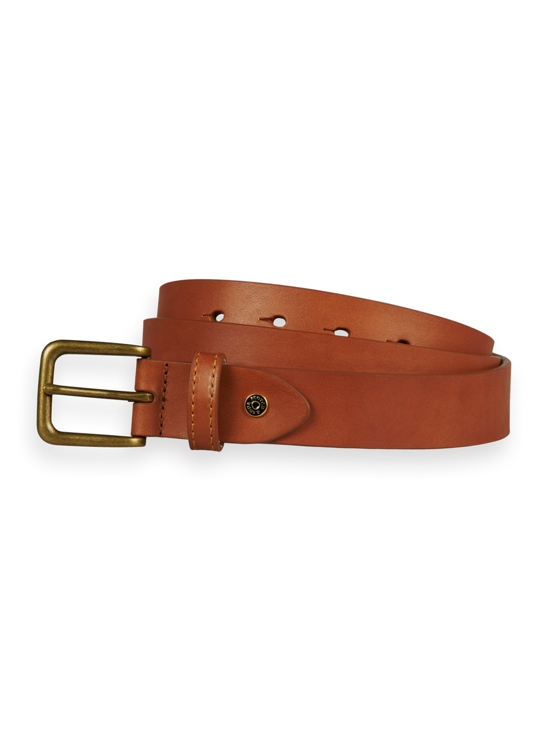 Classic Leather Belt in Cognac | Buster McGee Daylesford
