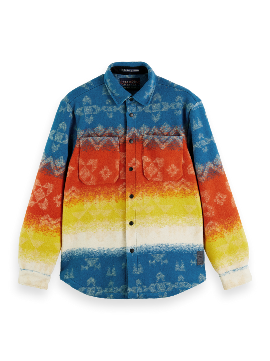Jacquard Blanket Overshirt Combo A 0217 | Buster McGee
