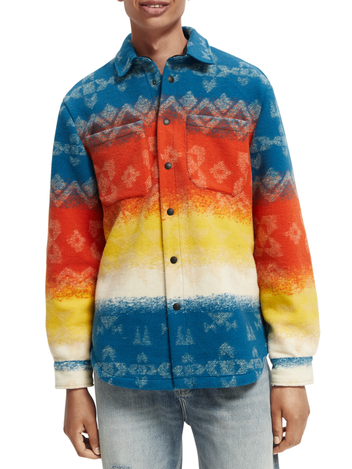 Jacquard Blanket Overshirt Combo A 0217 | Buster McGee