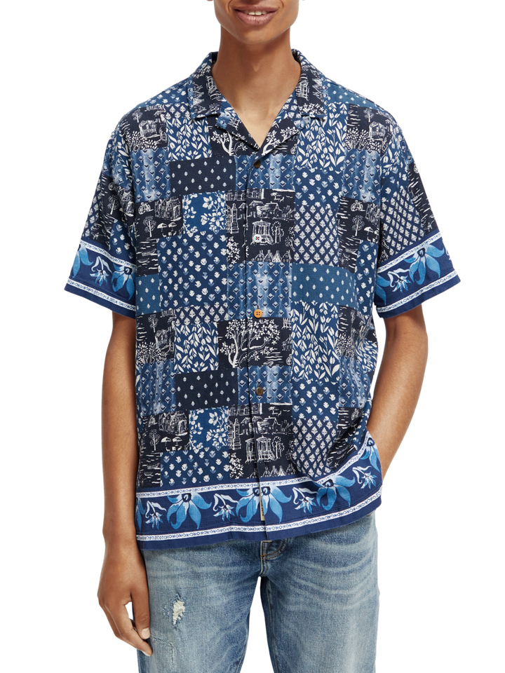 Basket Weave Short Sleeved Hawaiian Shirt Combo A 0217 | Buster McGee