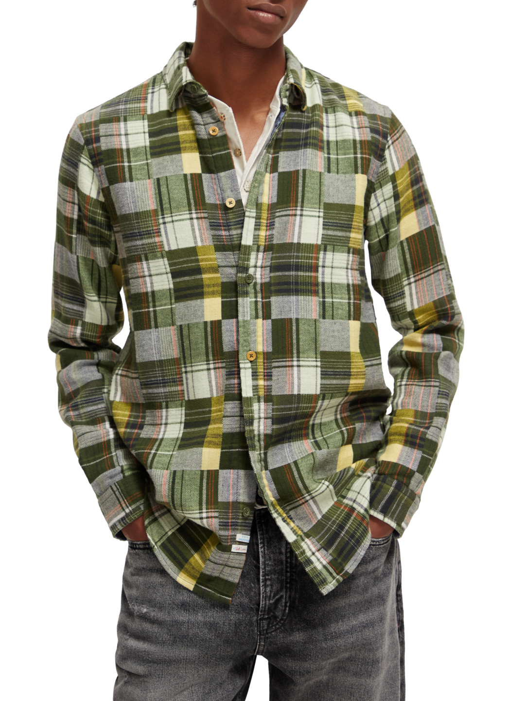 Flannel Check Shirt in Green Check | Buster McGee