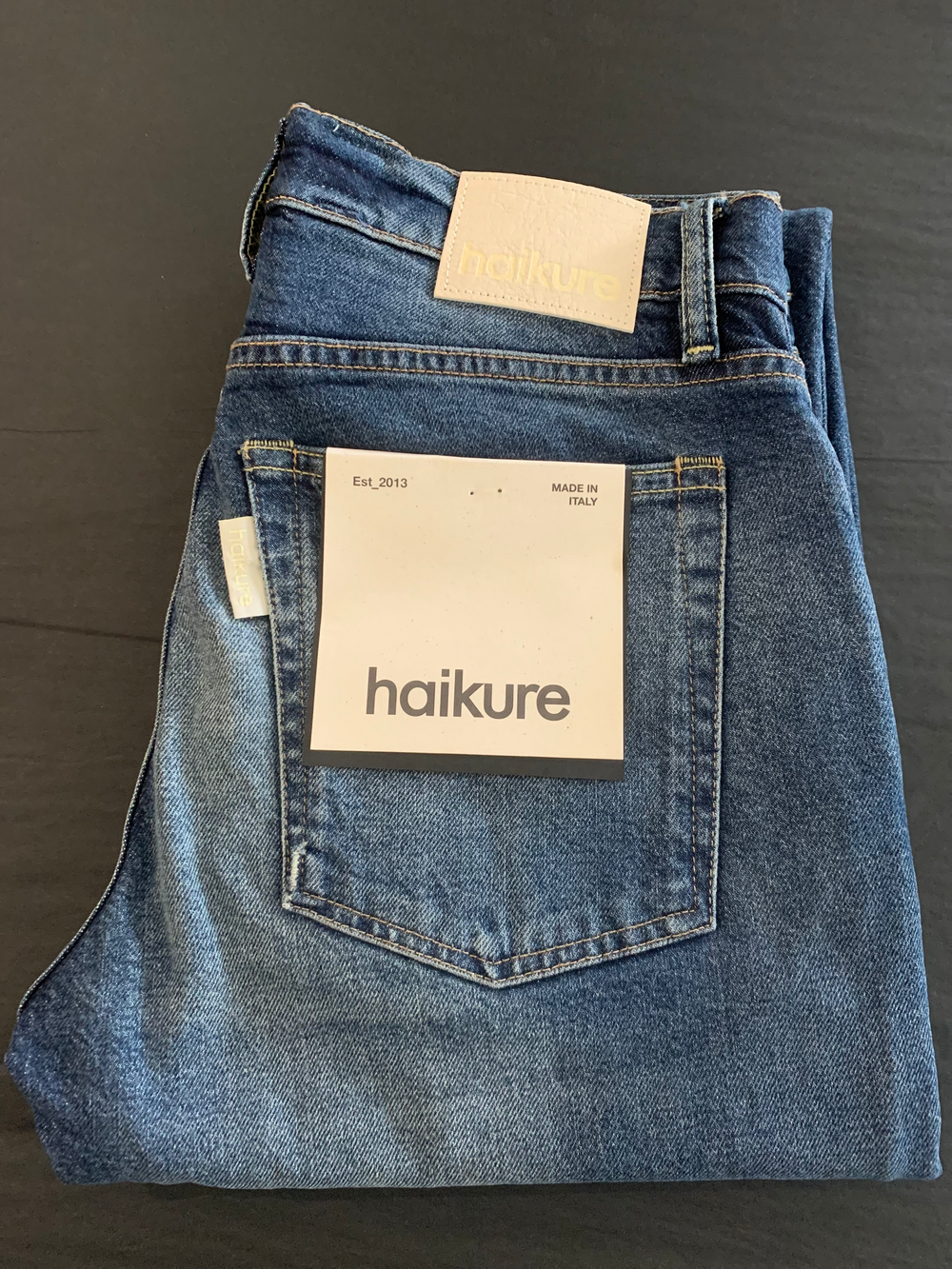 Haikure - Tokyo Double Crop Old Comfort Denim Dark Blue | Buster McGee