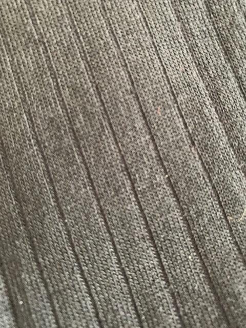 Visconti Rib Wool-Blend Socks in Black | Buster McGee Daylesford