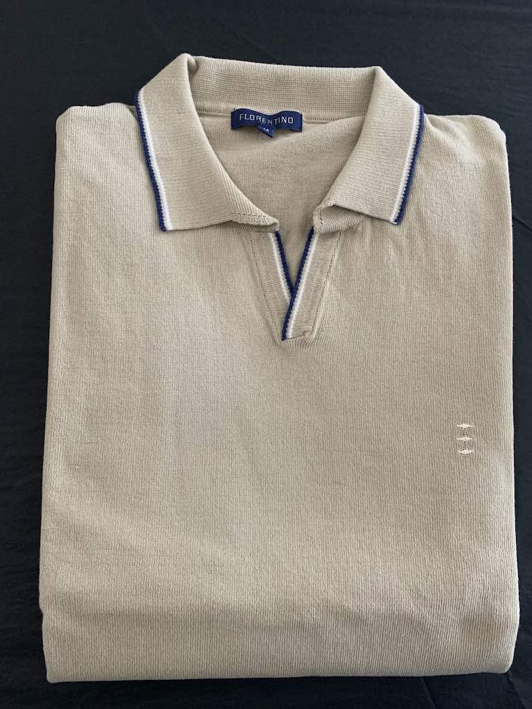 Florentino - Men's Polo Shirt in Khaki | Buster McGee