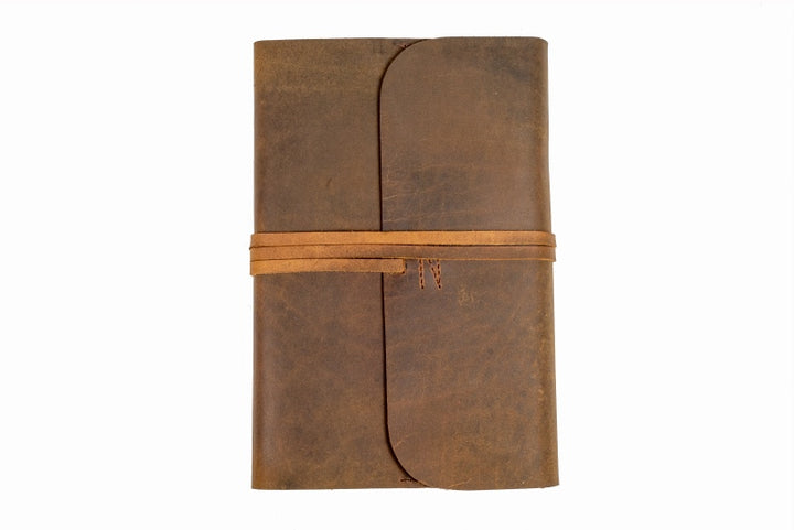 Indepal - Refillable A5 Journal in Tan Leather | Buster McGee Daylesford