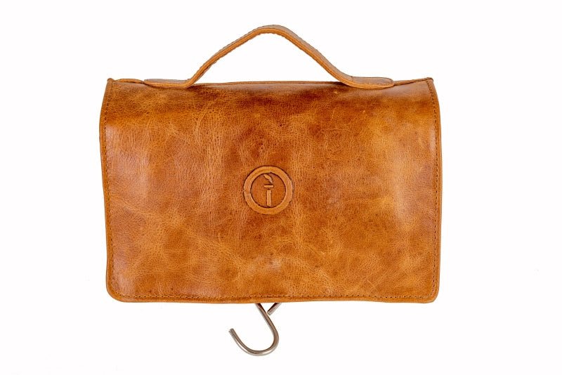 Indepal - Rockliff - Fold-Out Toiletry Bag in Dusty Antique | Buster McGee
