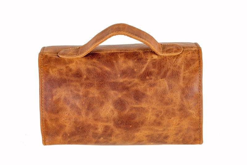 Indepal - Rockliff - Fold-Out Toiletry Bag in Dusty Antique | Buster McGee