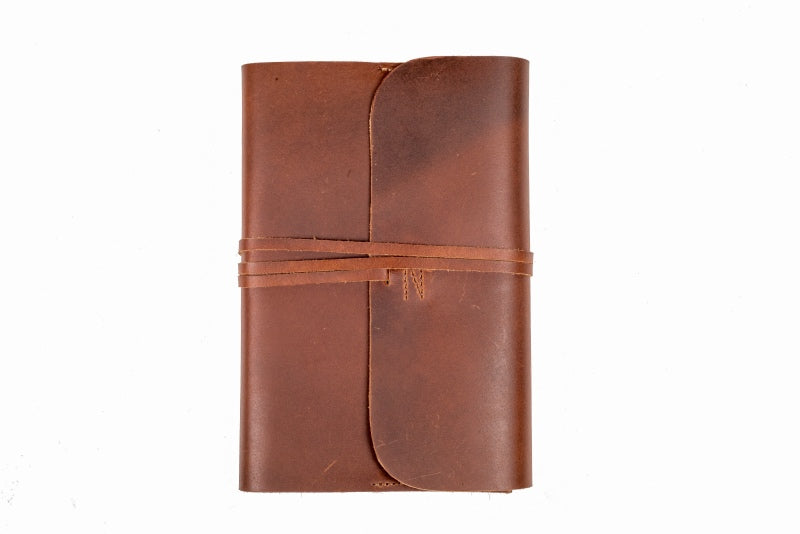 Indepal - Refillable A5 Journal in Brown Leather | Buster McGee Daylesford