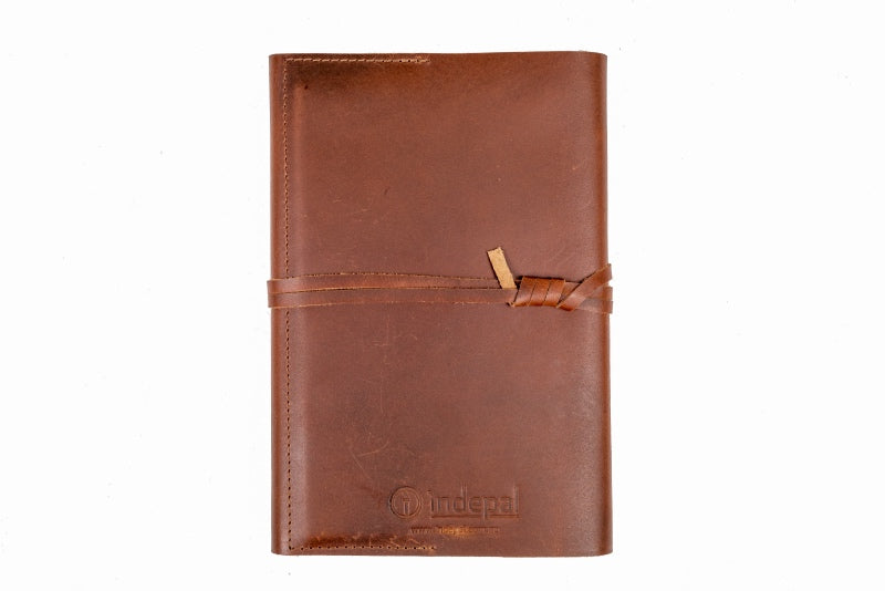 Indepal - Refillable A5 Journal in Brown Leather | Buster McGee Daylesford