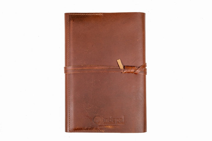 Indepal - Refillable A5 Journal in Brown Leather | Buster McGee Daylesford