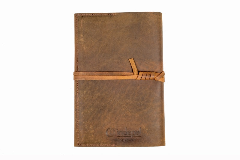 Indepal - Refillable A5 Journal in Tan Leather | Buster McGee Daylesford