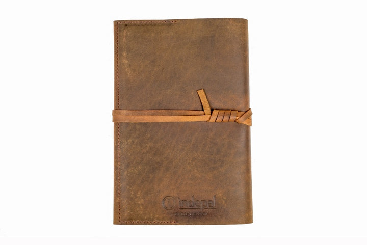 Indepal - Refillable A5 Journal in Tan Leather | Buster McGee Daylesford