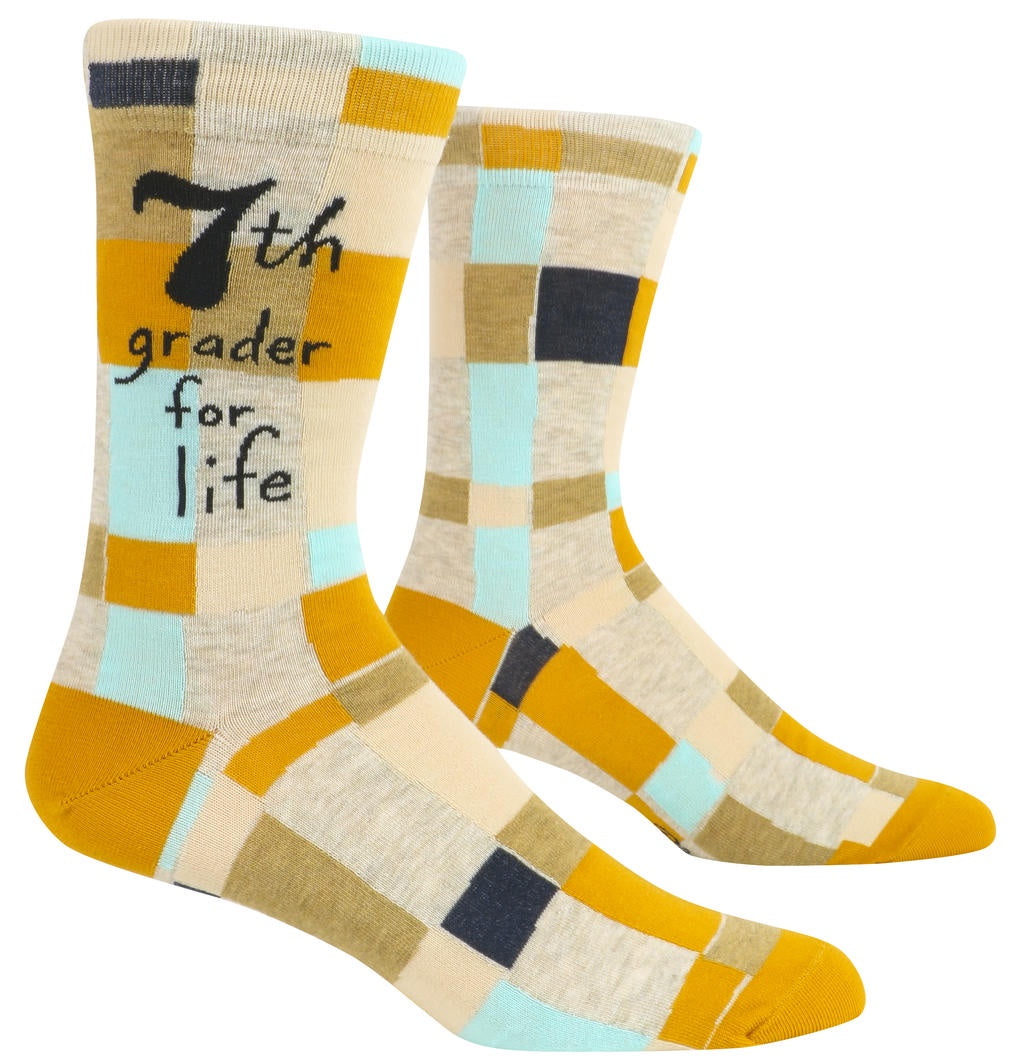 BlueQ - Men's Socks - 7th Grader for Life | Buster McGee Daylesford