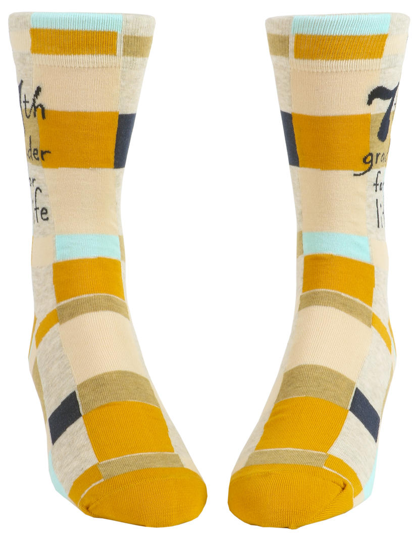 BlueQ - Men's Socks - 7th Grader for Life | Buster McGee Daylesford