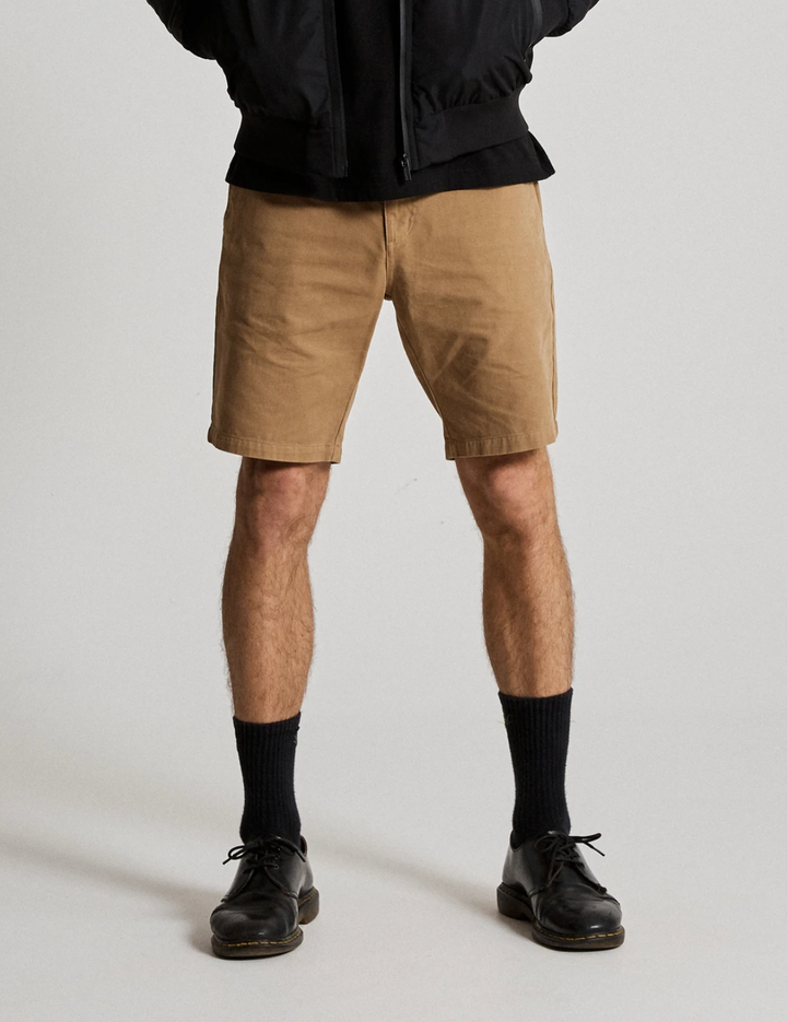 Mr Simple Standard Chino Shorts in Khaki | Buster McGee Daylesford