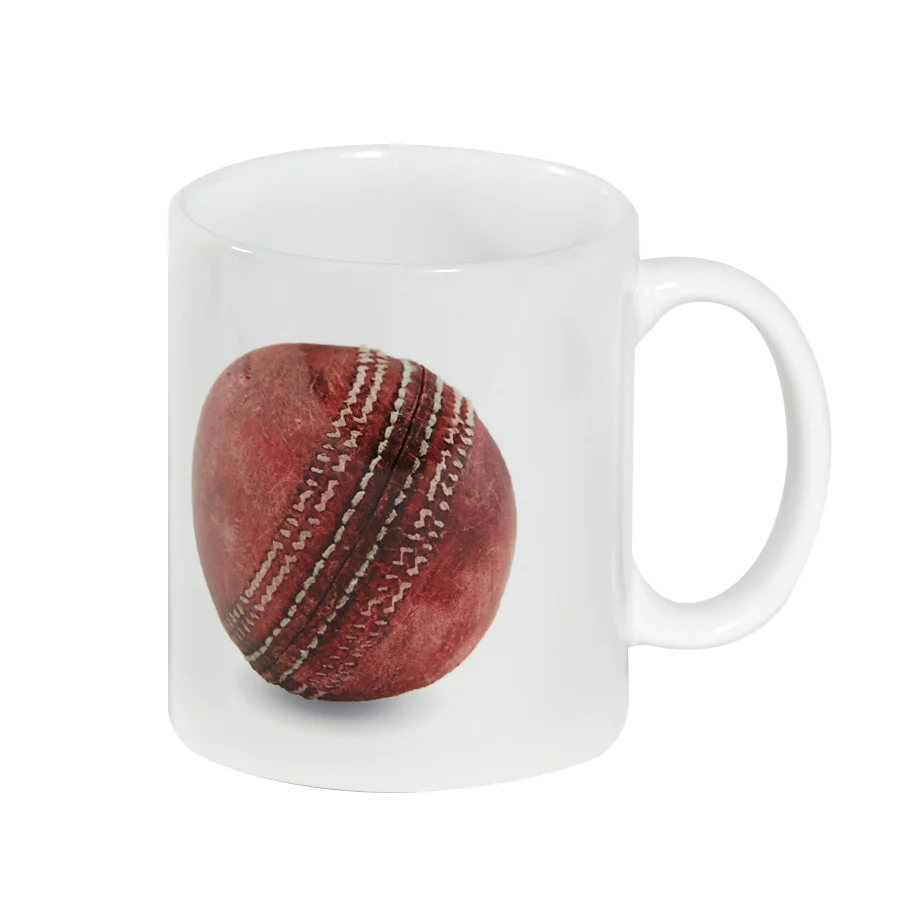 Sporting Nation - Vintage Cricket Ball Coffee Mug | Buster McGee
