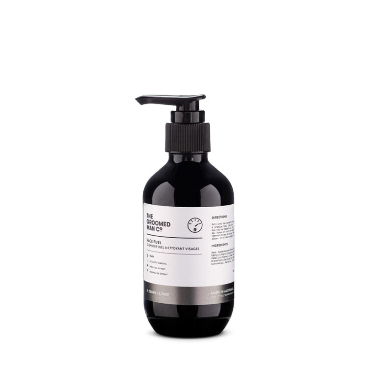 The Groomed Man Co. - Face Fuel Cleanser 200ml Bottle | Buster McGee Daylesford
