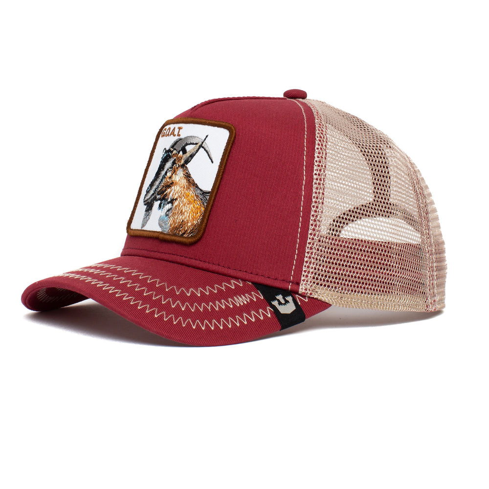 Goorin Bros - The Goat Trucker Cap in Red | Buster McGee