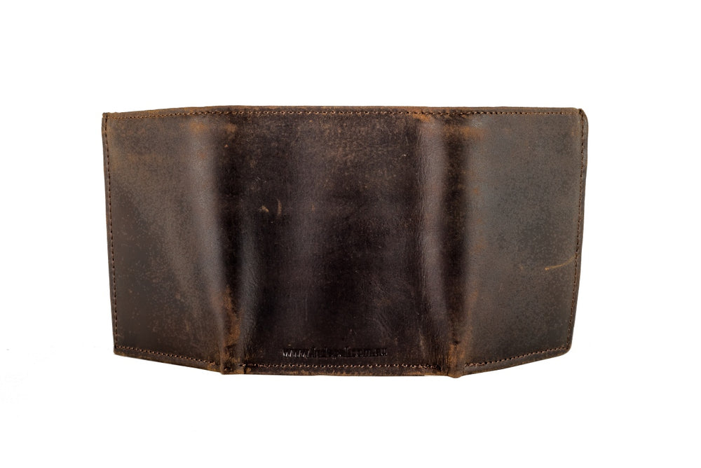 Indepal - Trifold Men's Wallet in Black