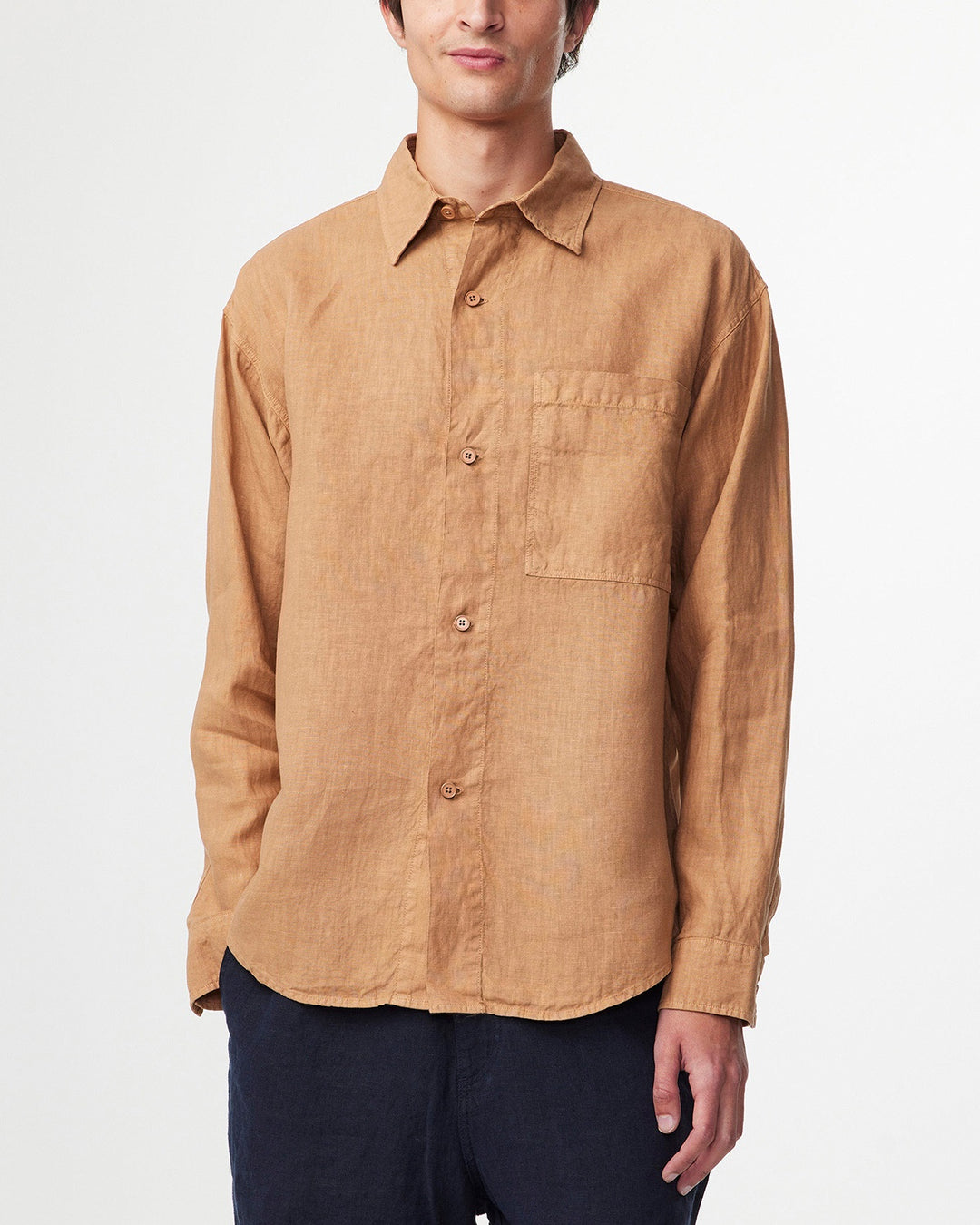 NN07 -  Adwin 5706 Linen LS Shirt in Tan | Buster McGee Daylesford