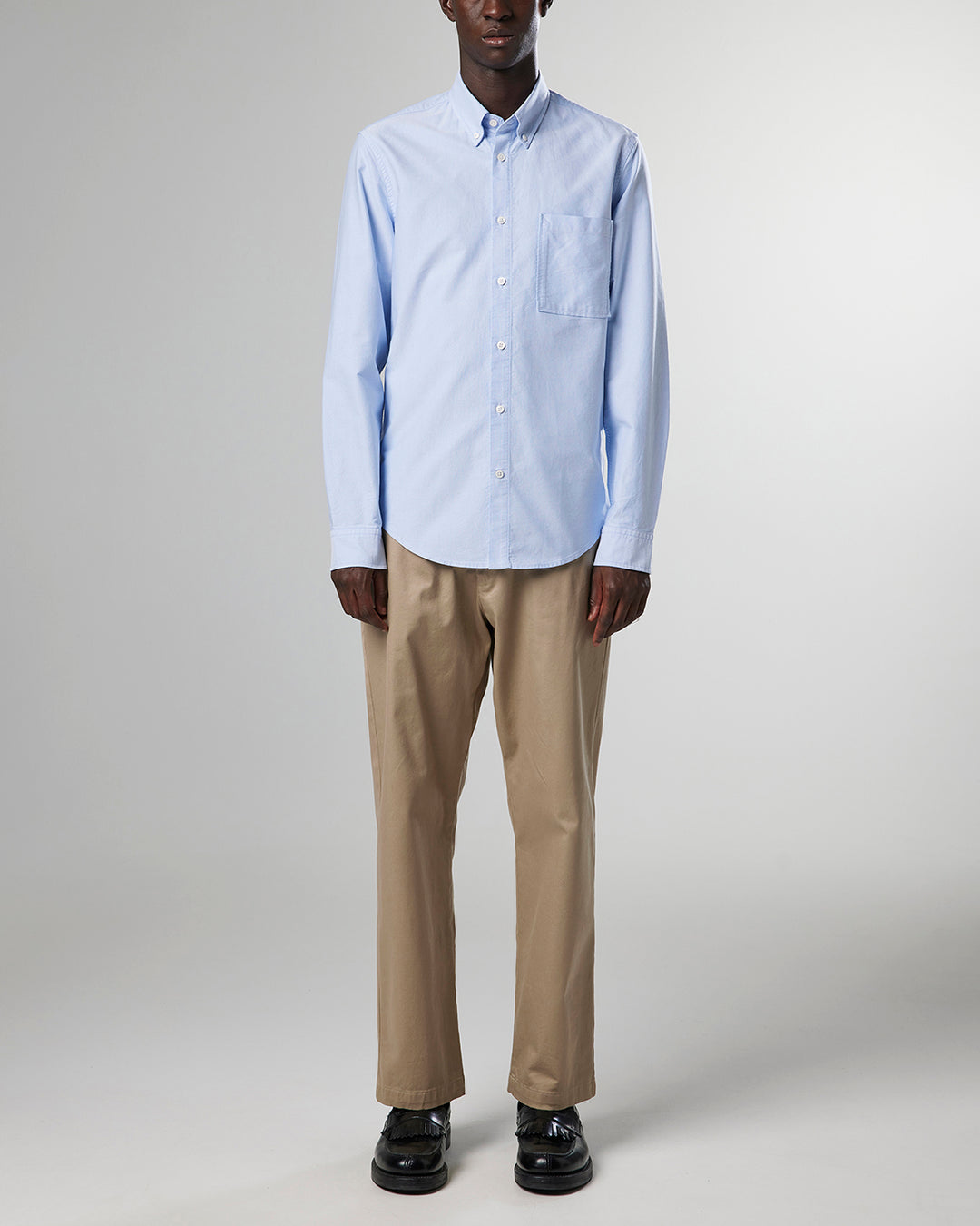 NN07 - Arne BD 5031 Supima Cotton Shirt in Light Blue | Buster McGee