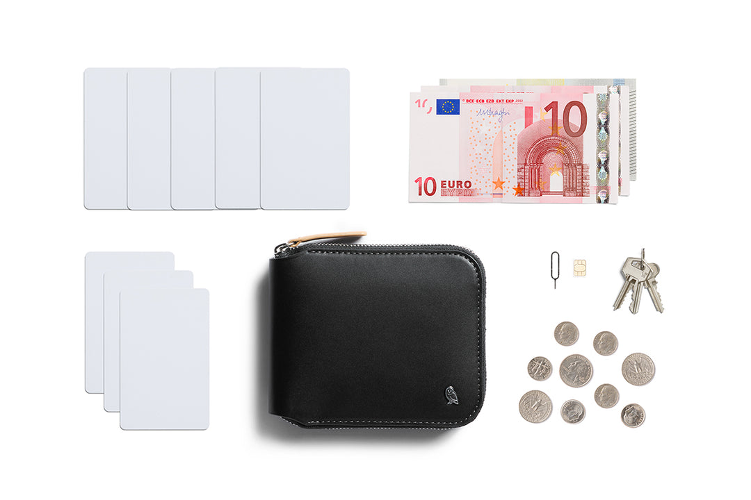 Bellroy Zip Wallet in Black