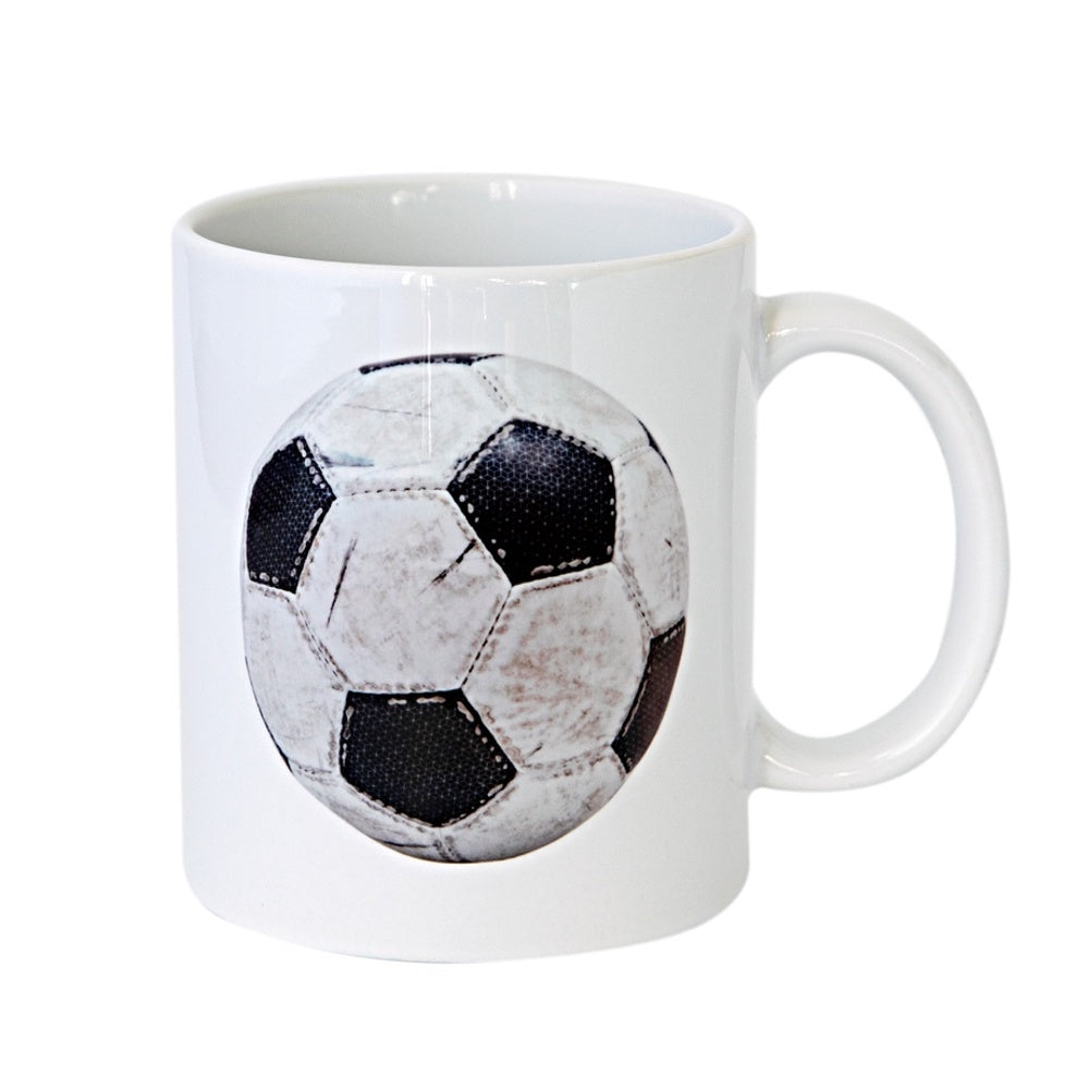 Sporting Nation Worn Soccer Ball Coffee Mug