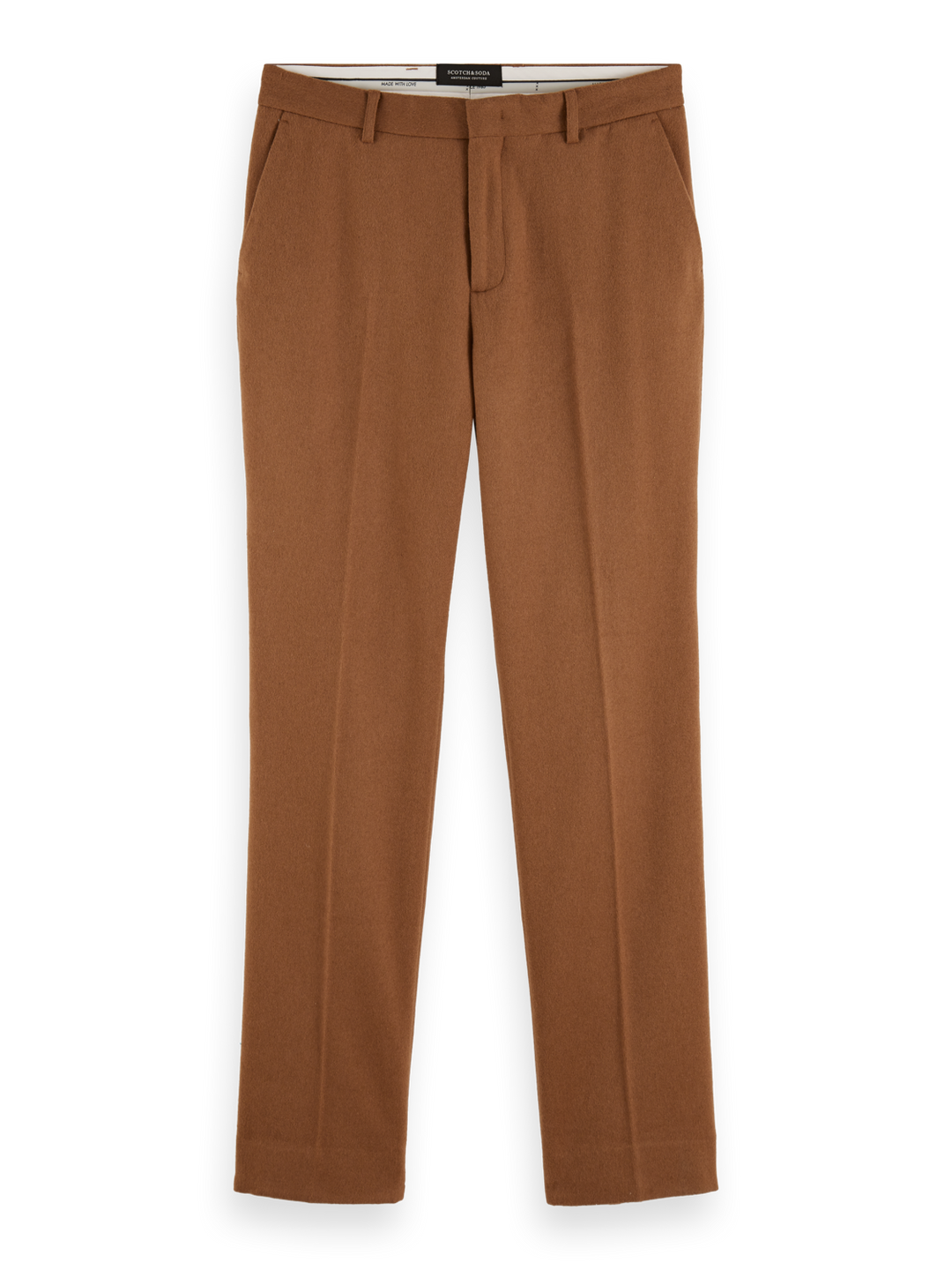 Scotch & Soda - Relaxed Wool-Blend Chino in Camel | Buster McGee Daylesford