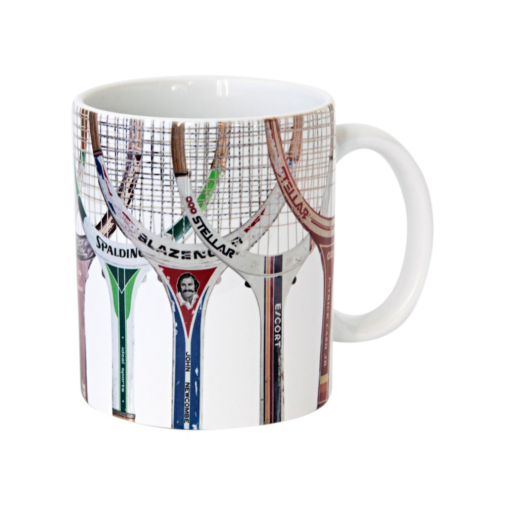 Sporting Nation Racquet Line Up Coffee Mug