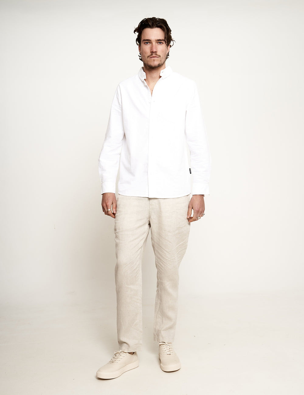 Mr Simple - Tanner Linen Pant in Natural | Buster McGee