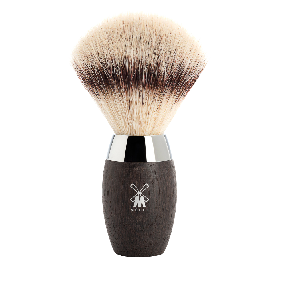 Muhle Kosmo Silvertip Fibre Shaving Brush in Bog Oak