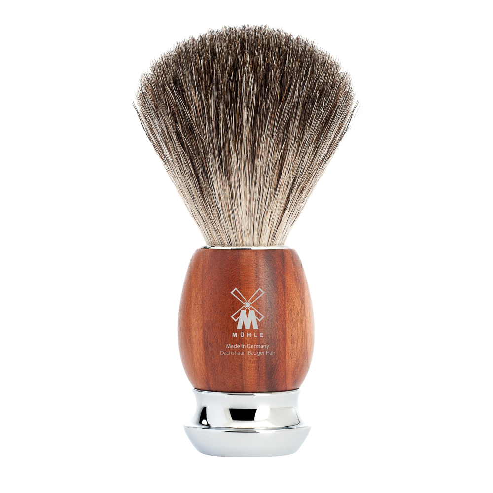 Muhle Vivo Badger Hair Shaving Brush in Plum Wood | Buster McGee